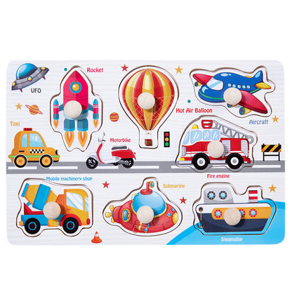 Wooden 3D Animal Puzzle Toy for Early Learning