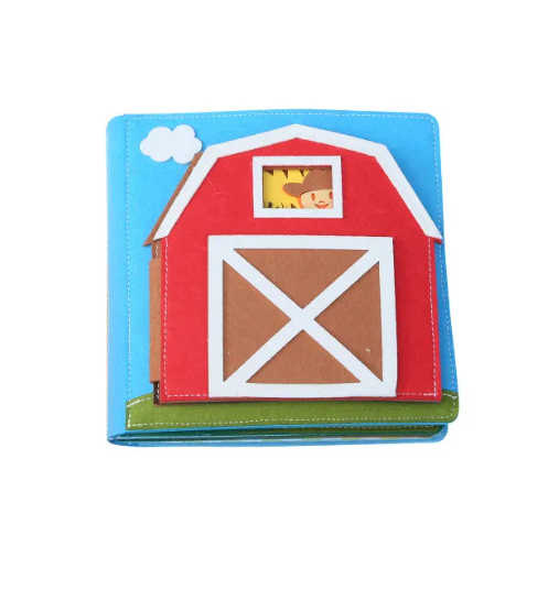 Children's Felt Puzzle Book for Early Education