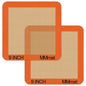 MMmat Silicone Baking Mats Set of 2 Square Non-Stick Reusable Air Fryer Linner - Best German Silicone - 9 inch