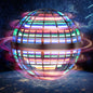LEMATRIX 2024 Flying Orb Ball Toy Hover Ball Boomerang Fly Fidget Spinner Cool Toys Gifts for 6 7 8 9 10 11 12+ Years Old boy Girls Teens Hand Mini Drone Cosmic Globe Indoor Outdoor Toys(Black)