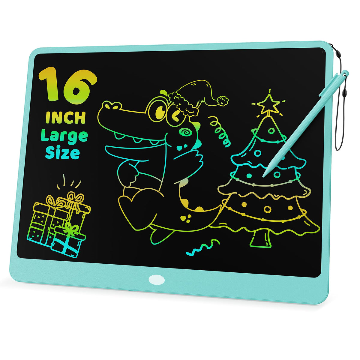 KOKODI LCD Writing Tablet for Kids 16 Inch Colorful Doodle Board Electronic Drawing Tablet Drawing Pad for Kids Educational and Learning Kids Toys Gifts for 3 4 5 6 7 8 Year Old Boys and Girls