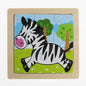 Montessori Early Education 3D Animal Wooden Puzzle (9 Pieces)