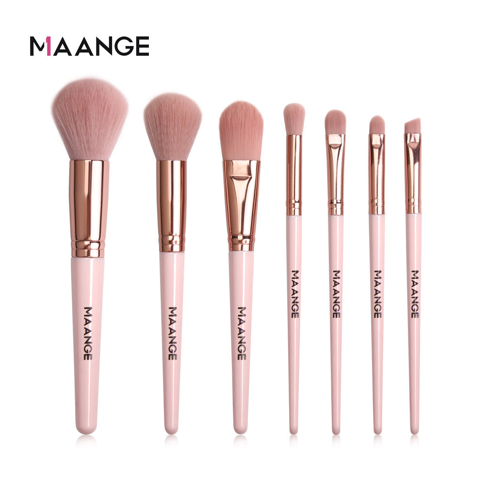 MAANGE 11-Piece Makeup Brush Set with Large Blush Brush