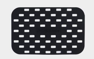 2pcs Black Silicone Mats for Air Fryer, Dishwasher Safe