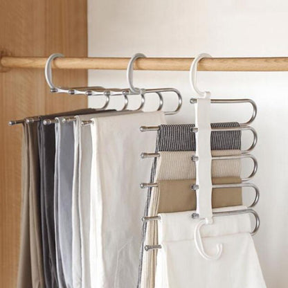 Multifunctional Stainless Steel Telescopic Trouser Hanger