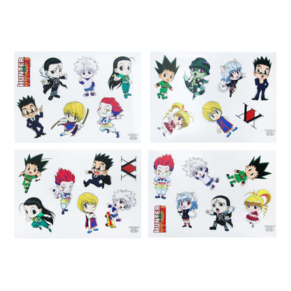 Paladone Hunter x Hunter Gadget Decals - 28 Waterproof and Removable Vinyl Stickers to Customize Phones Laptops and Tablets - Anime Fan Tech Accessory Merch and Gift