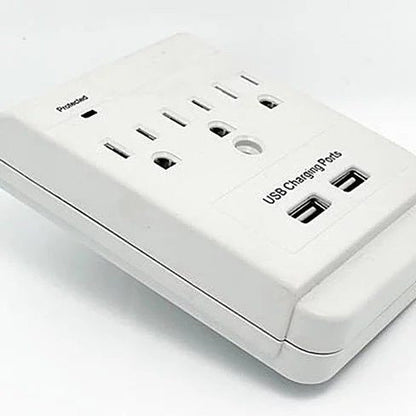 Classic Combo Wall Adapter with 3 AC outlets and a Dual USB ports to charge your gadgets super fast
