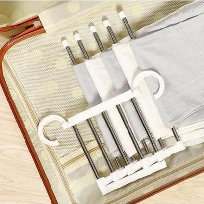 Multifunctional Stainless Steel Telescopic Trouser Hanger