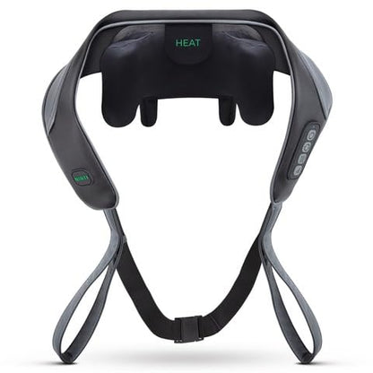 Neck Massager for Pain Relief Deep Tissue. Enjoy a Shiatsu Massage for your Neck Back and Shoulder. Heated and Cordless Neck Massager