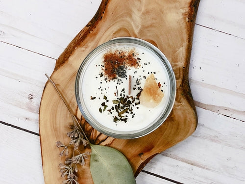 Abundance Candle / Ritual Candle / Intention Candle / Hand Poured  (Commission Agent)