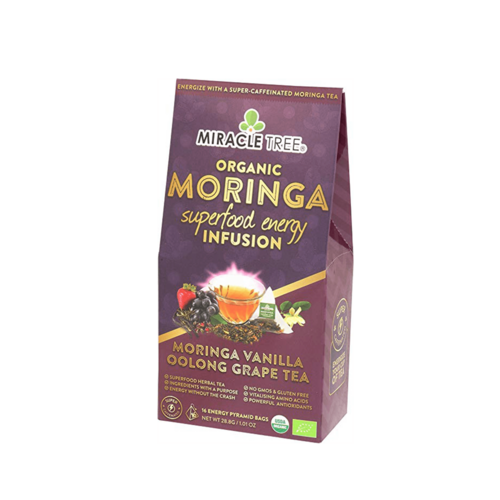 Organic Moringa Energy Tea - Vanilla Oolong Grape - Natural Coffee (Commission Agent)