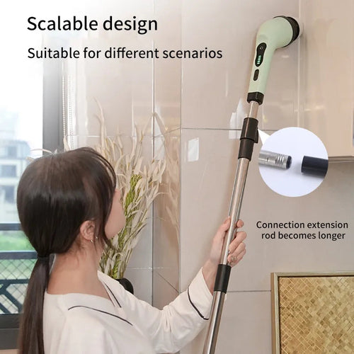 Wireless Electric Cleaning Brush Multifunctional Bathroom Window  (Commission Agent)