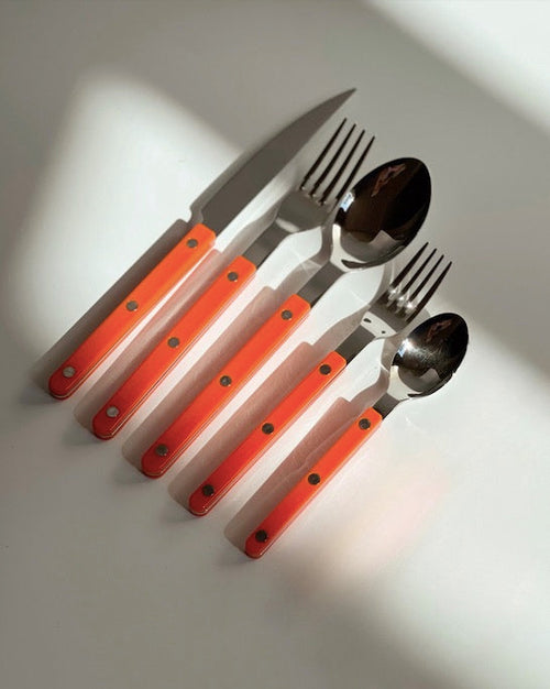 Set Of 10 Pcs French Dopamine Cutlery Flatware - Bistrot Style  (Commission Agent)