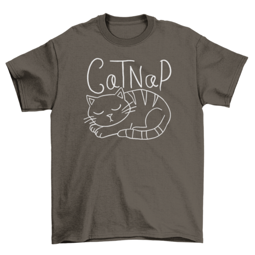 Cat taking a nap t-shirt  (Commission Agent)