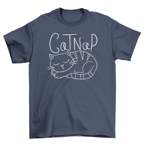 Cat taking a nap t-shirt  (Commission Agent)