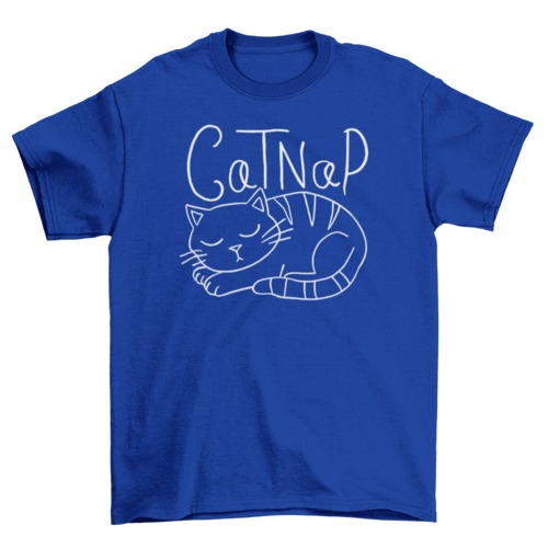 Cat taking a nap t-shirt  (Commission Agent)