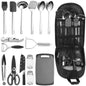 ReaNea Camping Essentials Zubehör Campingausrüstung Must Haves Kochutensilien Set Camping KücheBackpacking Supplies Camper Gadgets Reisen Picknick Geschenke