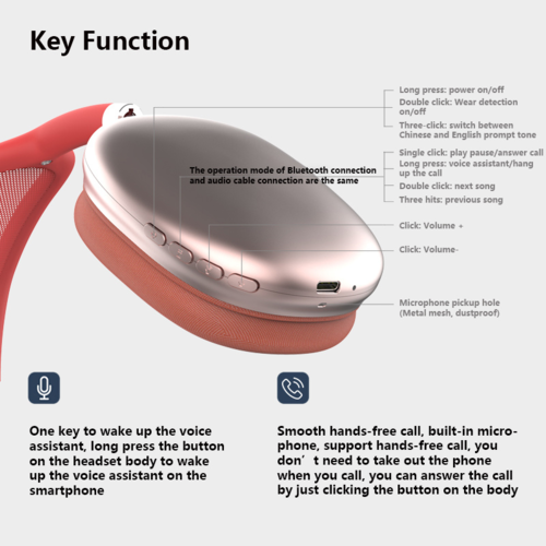 Wireless Sport Bluetooth Headphones with in Ear Detect Function (Commission Agent)