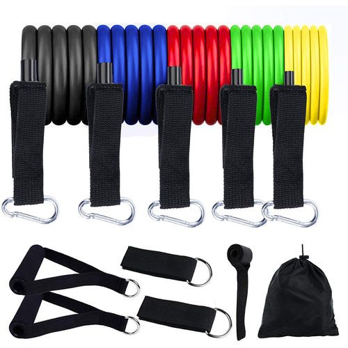 11Pcs Fitness Equipment Resistance Band Set (Commission Agent)