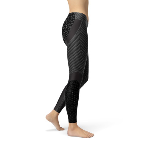 Womens Carbon Fiber Sports Leggings (Commission Agent)