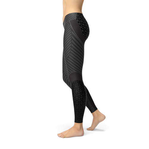Womens Carbon Fiber Sports Leggings (Commission Agent)