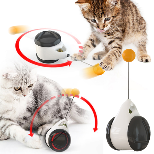 Tumbler Balanced Wheel Swinging Ball Cat Toy (Commission Agent)