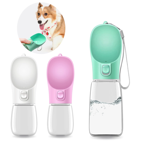 Outdoor Pet Dog Feeder Bowls Cats Dogs Travel Water Dispenser Feeder (Commission Agent)