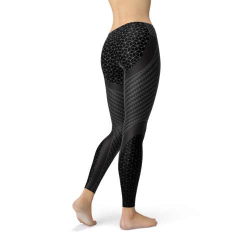 Womens Carbon Fiber Sports Leggings (Commission Agent)