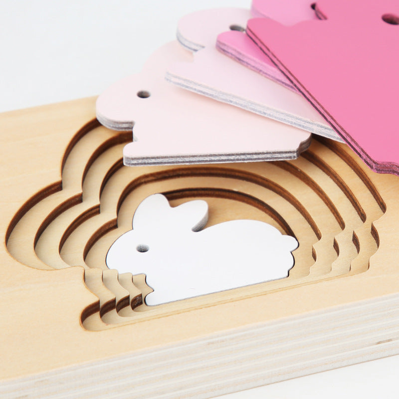 Wooden 3D Animal Puzzle for Early Childhood Education