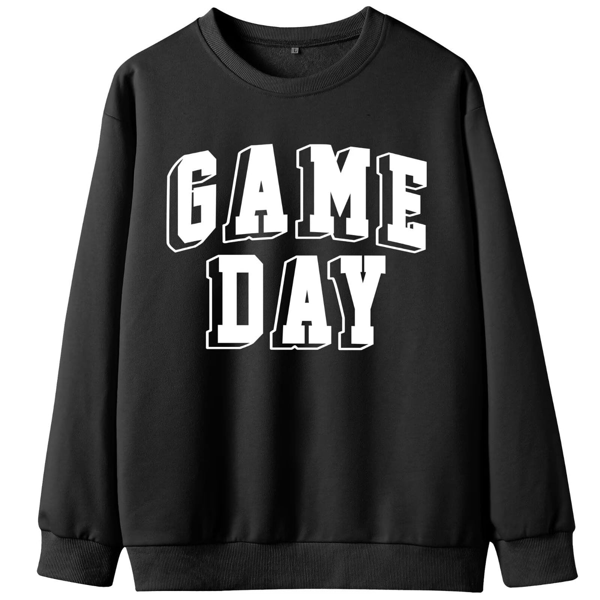 Women Game Day Sweatshirt Football Mom Pullover Crewneck Long Sleeve Casual Tops