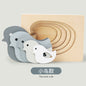 Wooden 3D Animal Puzzle for Early Childhood Education