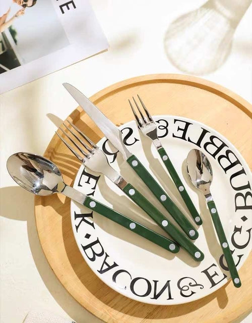 Set Of 10 Pcs French Dopamine Cutlery Flatware - Bistrot Style  (Commission Agent)