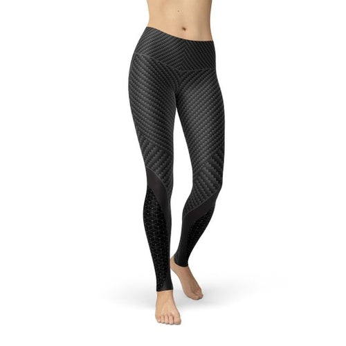 Womens Carbon Fiber Sports Leggings (Commission Agent)