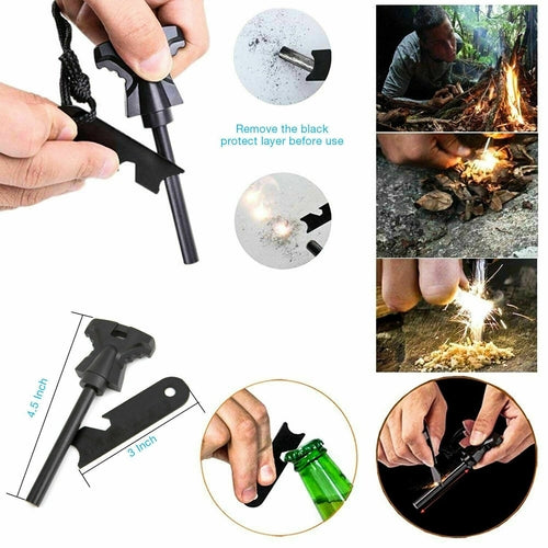 14 in 1 Outdoor Emergency Survival And Safety Gear Kit Camping (Commission Agent)