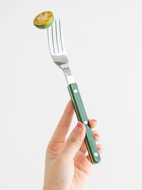 Set Of 10 Pcs French Dopamine Cutlery Flatware - Bistrot Style  (Commission Agent)