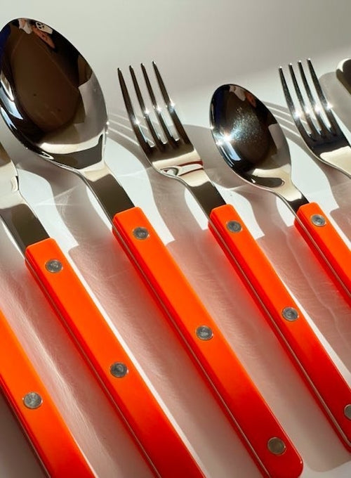 Set Of 10 Pcs French Dopamine Cutlery Flatware - Bistrot Style  (Commission Agent)